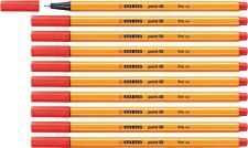 STABILO point 88 Fineliner Pack of 10 Red