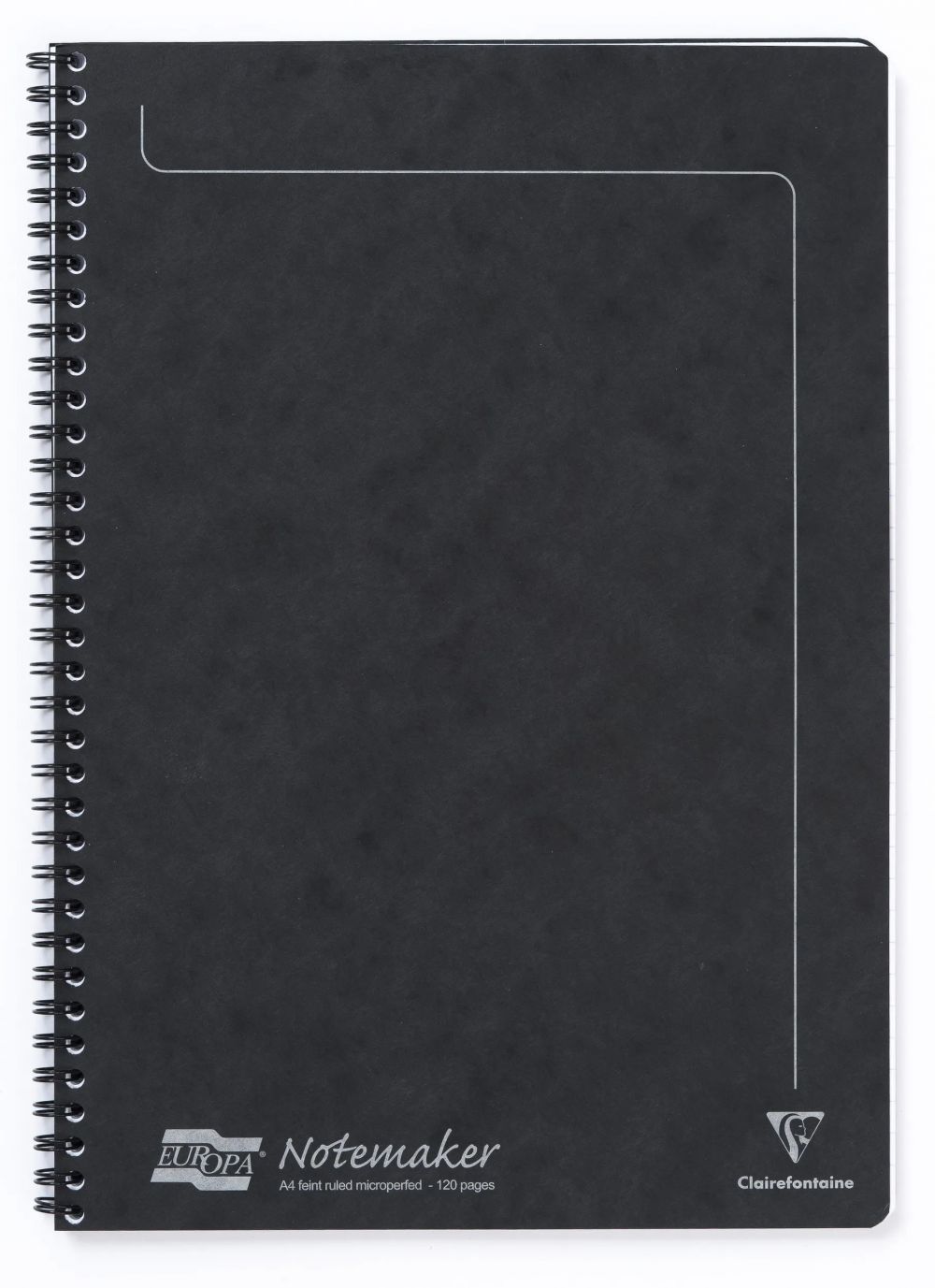 Clairefontaine Europa 10PK Notemaker A4 120 pages 90g paper Black