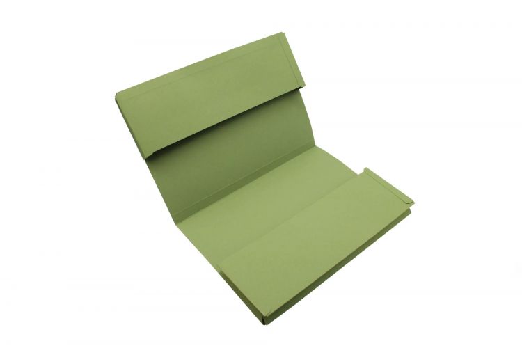 Exacompta Guildhall 25PK Double Pocket Legal Wallet 315gsm Green - Image 3