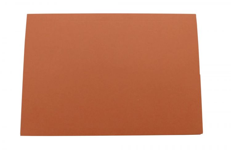 Exacompta Guildhall 25PK Double Pocket Legal Wallet 315gsm Orange - Image 1