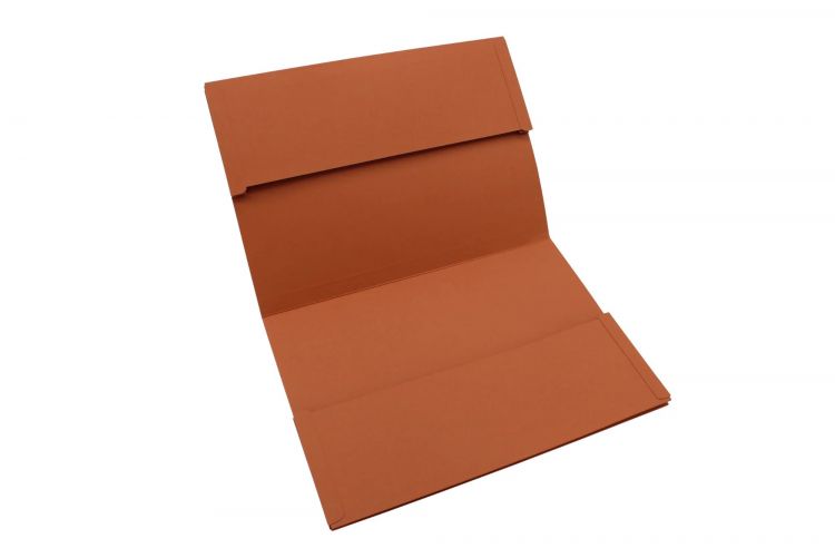 Exacompta Guildhall 25PK Double Pocket Legal Wallet 315gsm Orange - Image 3