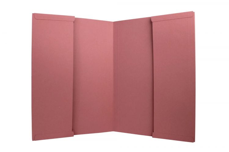 Exacompta Guildhall 25PK Double Pocket Legal Wallet 315gsm Red - Image 3