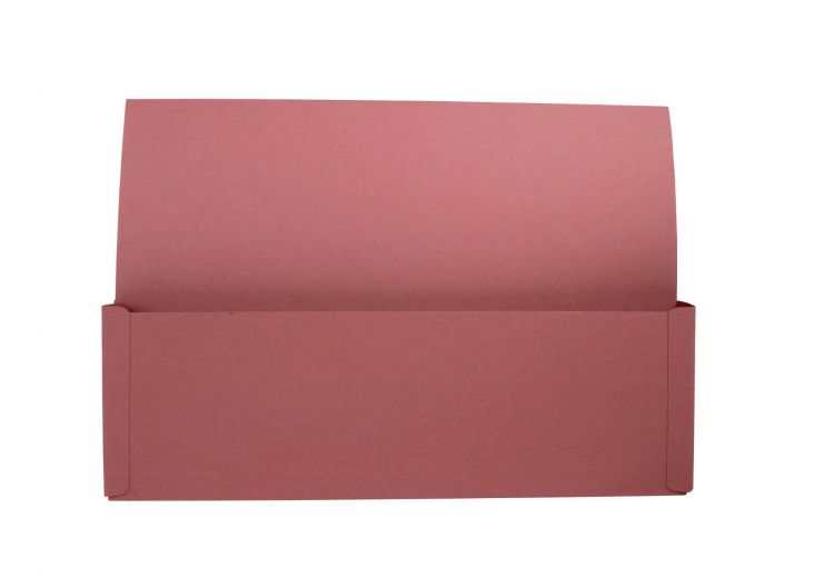 Exacompta Guildhall 25PK Double Pocket Legal Wallet 315gsm Red - Image 4
