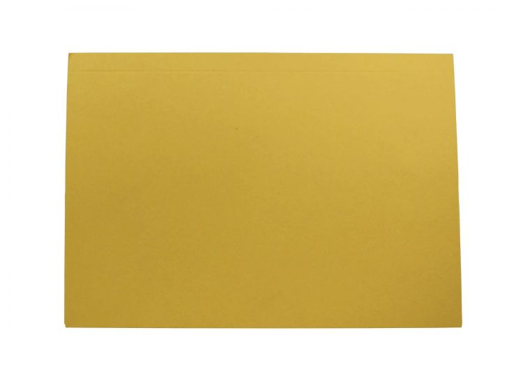 Exacompta Guildhall 25PK Double Pocket Legal Wallet 315gsm Yellow - Image 1