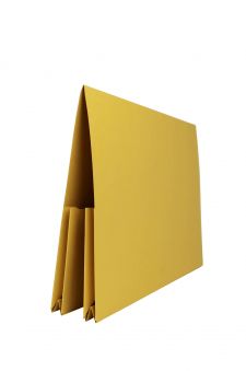 Exacompta Guildhall 25PK Double Pocket Legal Wallet 315gsm Yellow thumbnail 2