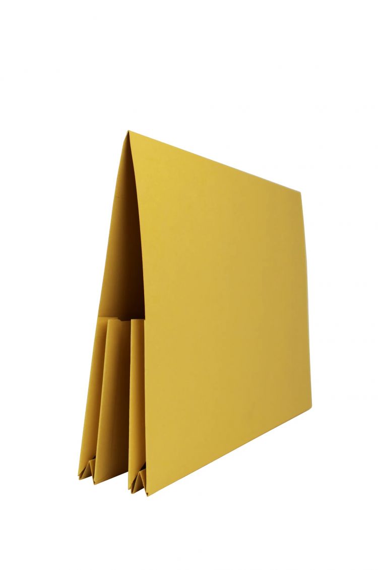 Exacompta Guildhall 25PK Double Pocket Legal Wallet 315gsm Yellow - Image 2