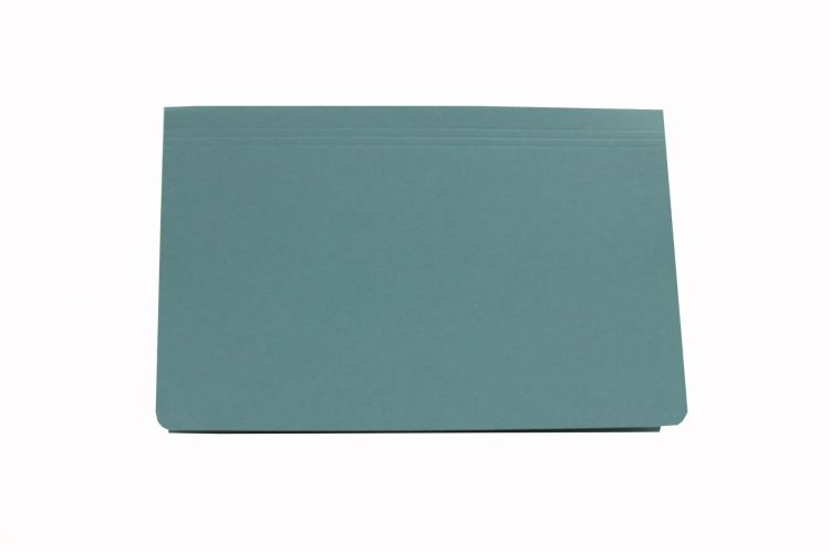 Exacompta Guildhall 50PK Full Flap Document Wallet 315gsm Blue - Image 1