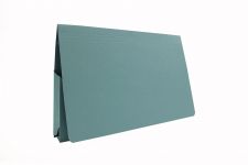 Exacompta Guildhall 50PK Full Flap Document Wallet 315gsm Blue thumbnail 2