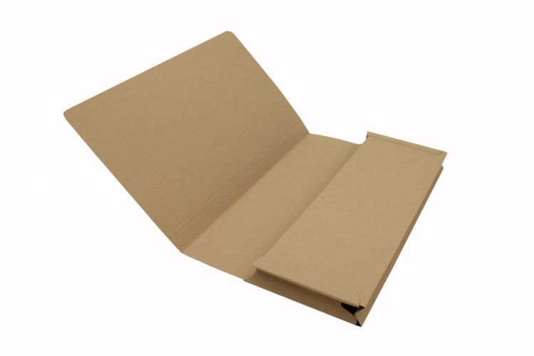 Exacompta Guildhall 50PK Full Flap Document Wallet 315gsm Buff - Image 4