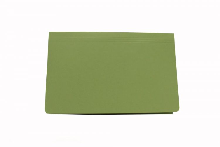 Exacompta Guildhall 50PK Full Flap Document Wallet 315gsm Green - Image 1