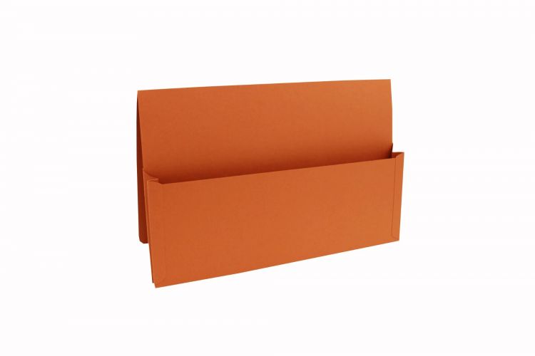 Exacompta Guildhall 50PK Full Flap Document Wallet 315gsm Orange - Image 4