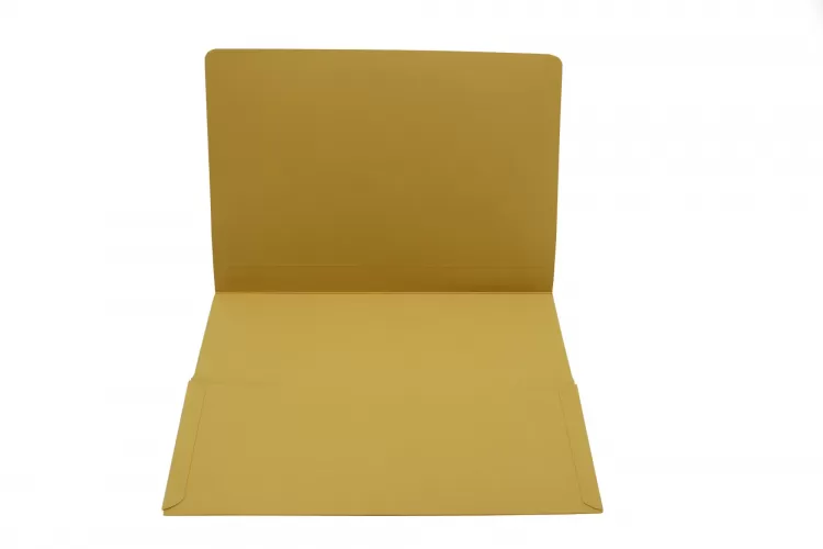 Exacompta Guildhall 50PK 14x10 Document Wallet 315gsm Yellow - Image 2