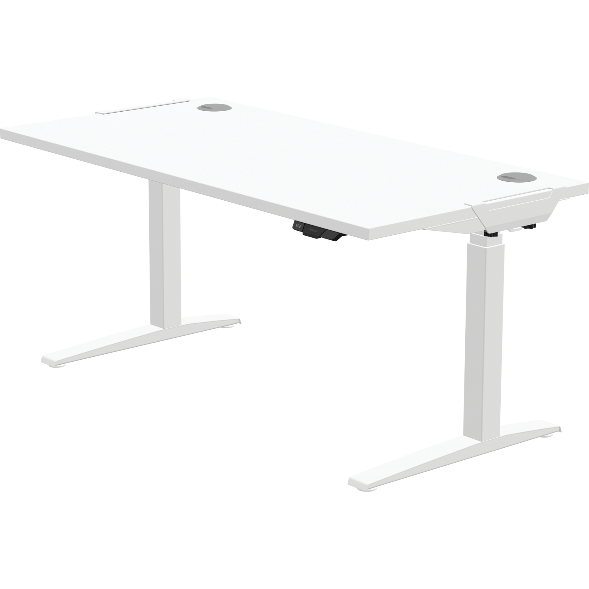 Fellowes Levado White Desk Base and White Worktop 1600mm