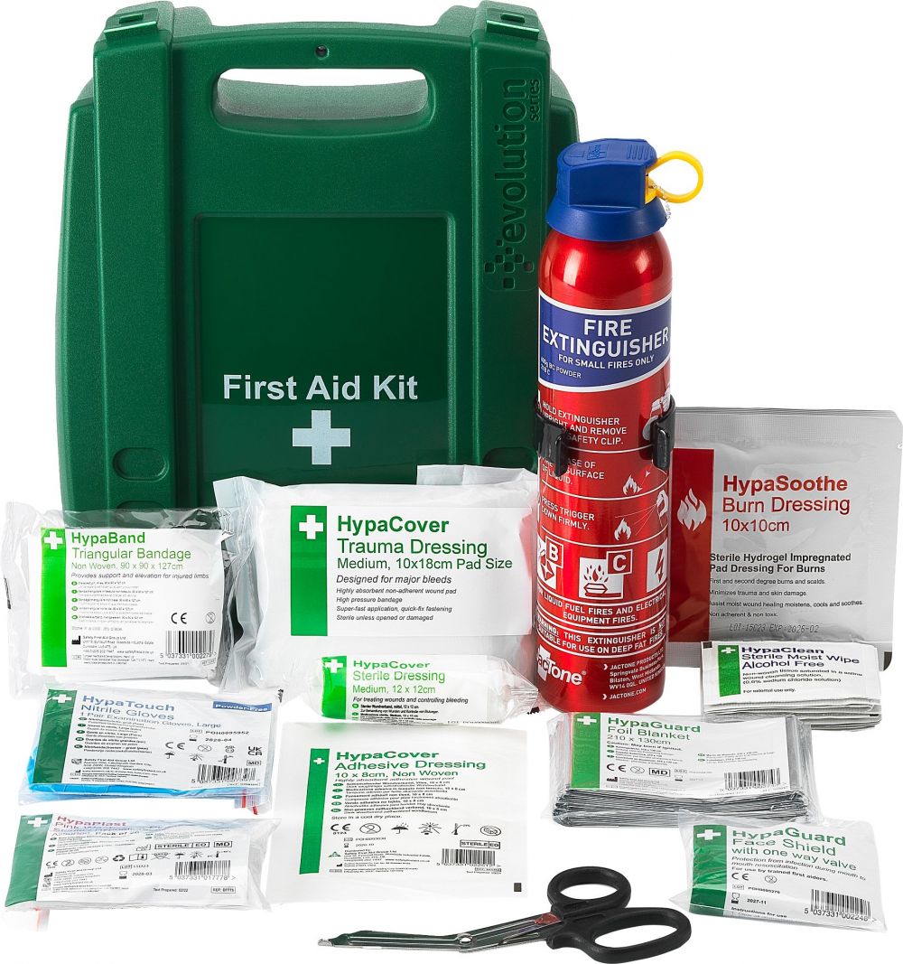 Evolution British Standard Vehicle Kit Medium with Fire Extinguisher