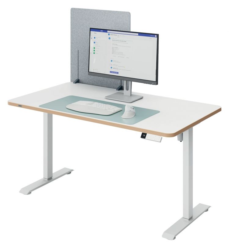 Leitz 61220085 Height Adjustable Desk Divider - 60x70cm