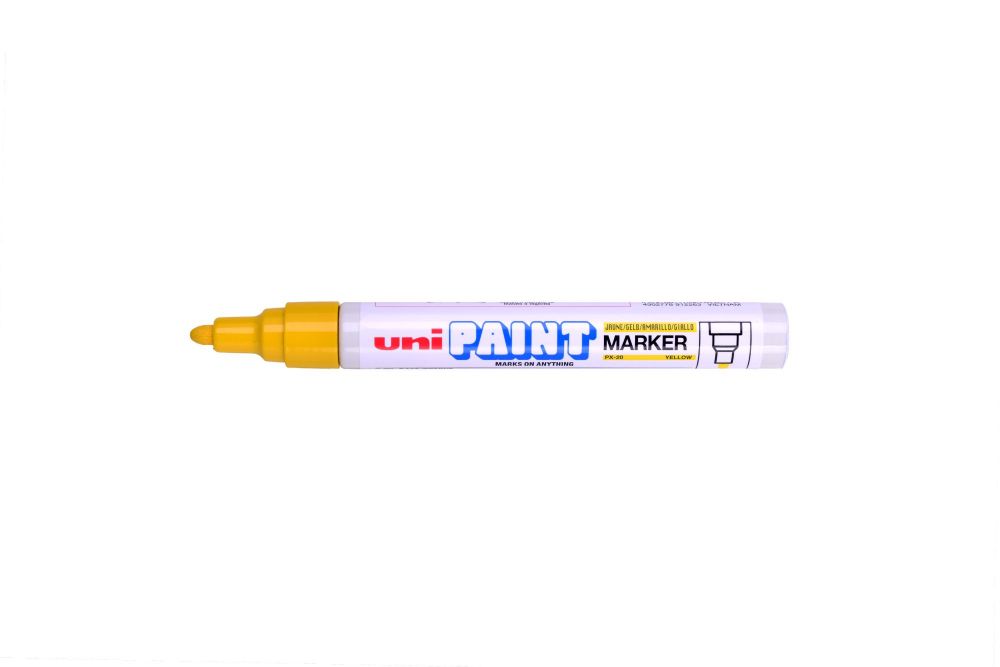 uni-ball PX-20 12 Pack Yellow Paint Marker Medium Nib 2-3 mm