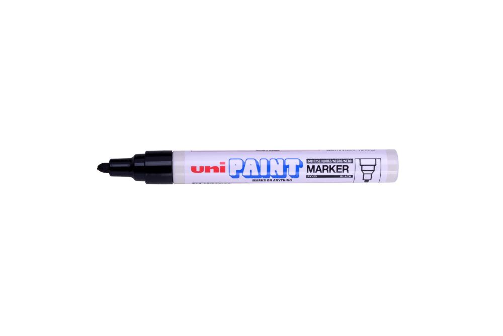 uni-ball PX-20 12 Pack Black Paint Marker Medium Nib 2-3 mm
