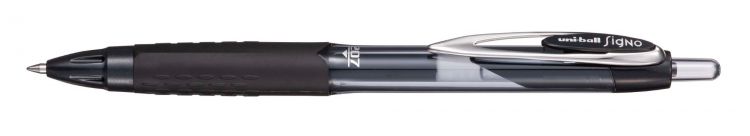uni-ball Signo 207 12 Pack Black Retractable 0.7mm Med Nib Rollerball