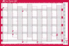 Sasco 2027 Vertical Unmounted Original Year Wall Planner 915 x 610mm thumbnail 1
