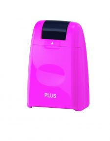 Plus By Pentel Guard Your ID Camouflage Roller Stamp Pink w/Black Ink thumbnail 1