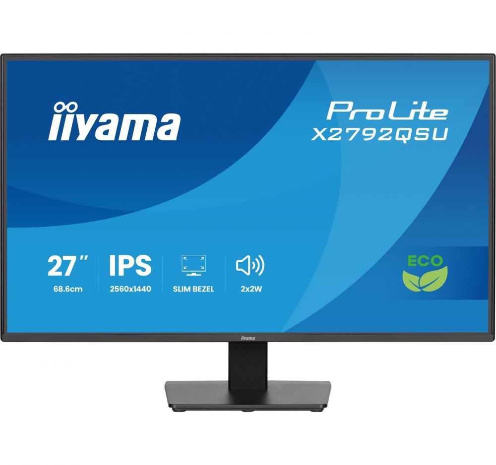 iiyama X2792QSU-B1 27 Inch 2560x1440 IPS Prolite Monitor