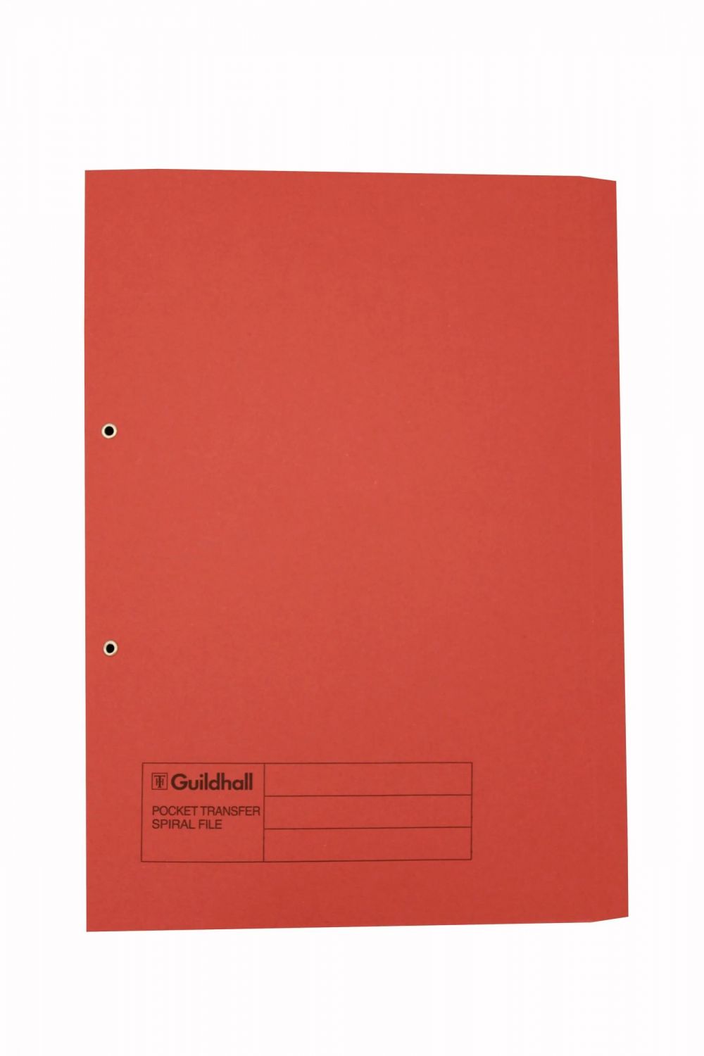 Exacompta Guildhall Pocket Transfer Spring File Red Pack of 25