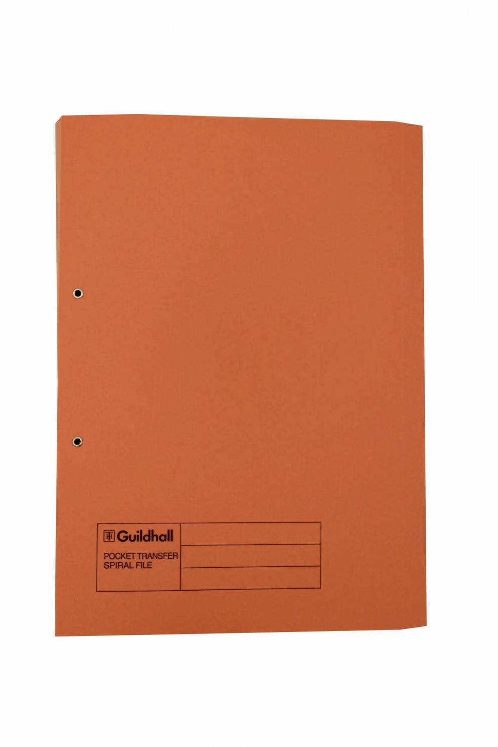 Exacompta Guildhall Pocket Transfer Spring File Orange Pack of 25