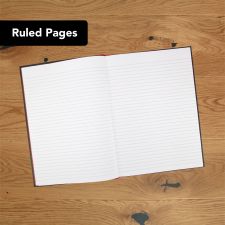Black n` Red Casebound Recycled Hardback Notebook A4 Pack of 5 thumbnail 3