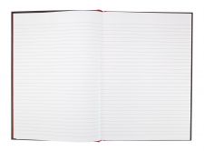 Black n` Red Casebound Recycled Hardback Notebook A4 Pack of 5 thumbnail 2