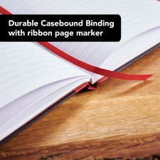 Black n` Red Casebound Hardback Notebook 192 Pages A5 Pack of 5 thumbnail 6