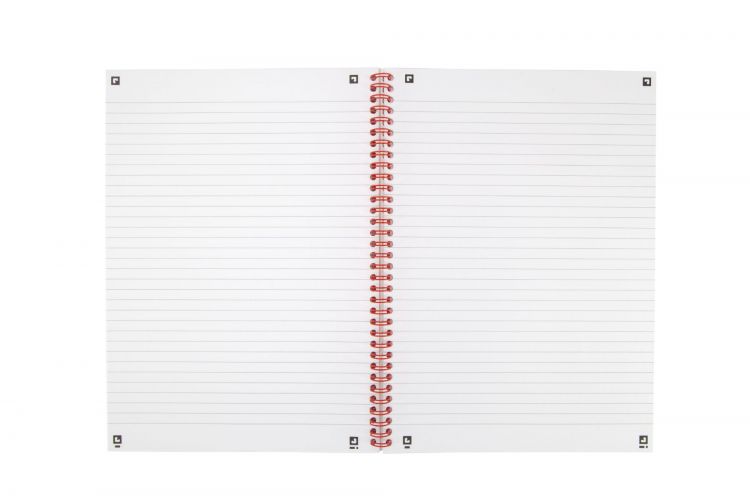 Black n` Red Wirebound Notebook 100 Pages A4 Pack of 10 - Image 2