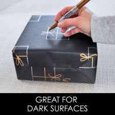 Sharpie Metallic Permanent Markers Gold Fine Point Single Pack thumbnail 6