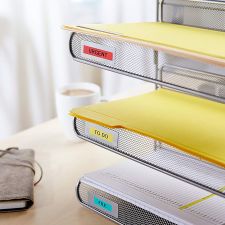 Dymo 43618 D1 6mm x7m Black on Yellow Tape thumbnail 6