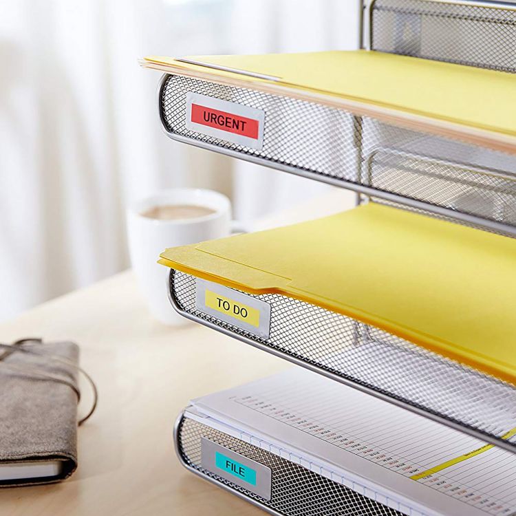 Dymo 43618 D1 6mm x7m Black on Yellow Tape - Image 6