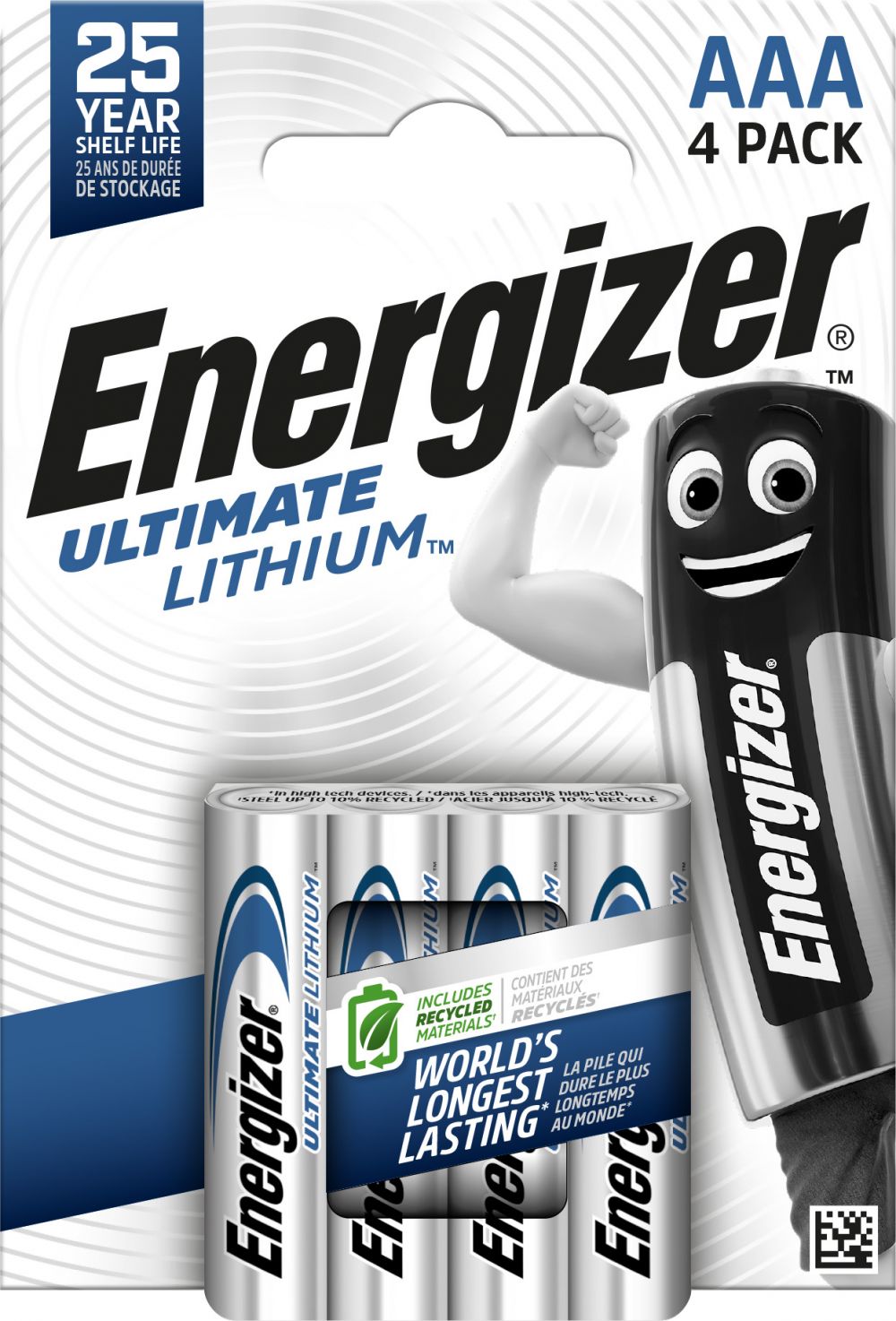 Energizer Lithium AAA Battery Pack of 4