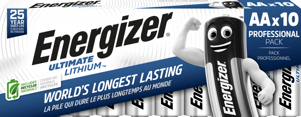 Energizer Lithium AA Battery Pack of 10