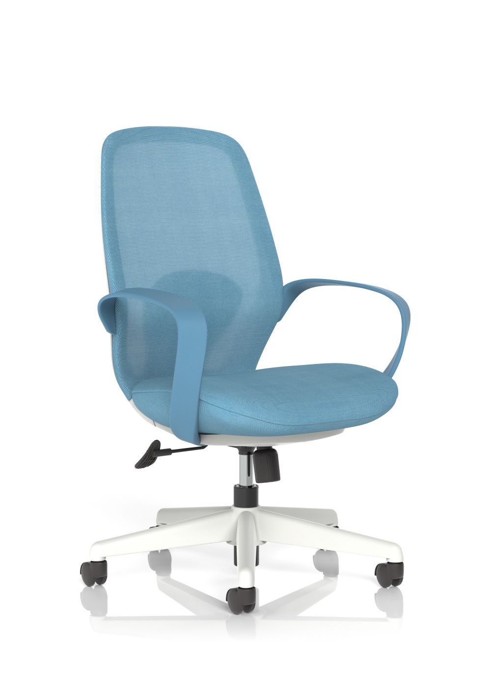 DYNAMIC  Ariel Mesh Task Operator Chair with Arms Blue