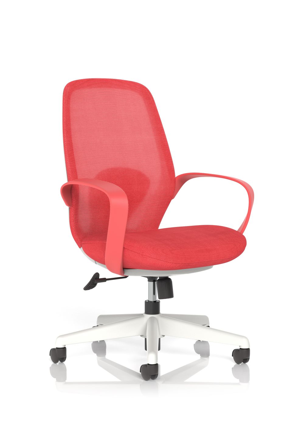 DYNAMIC  Ariel Mesh Task Operator Chair with Arms Red
