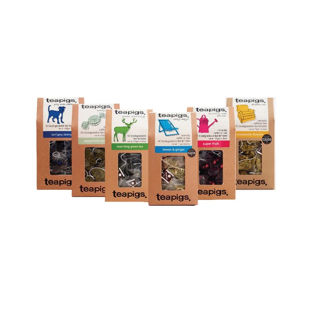 Teapigs Mixed Variety Packs of 50 Teabags Pack of 6