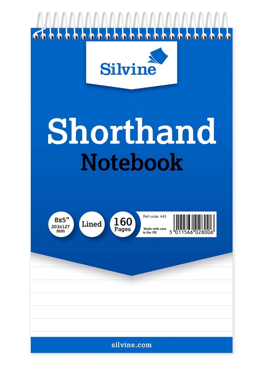 Silvine Shorthand Notebook 160 Pages Pack of 12