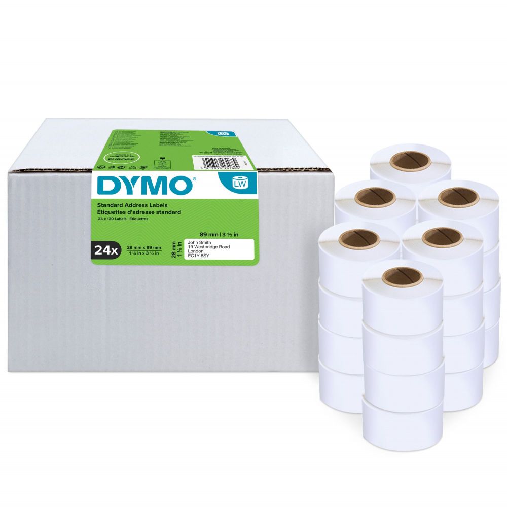Dymo 99010 24 Rolls LabelWriter Standard Address Labels