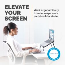 Fellowes 8212001 I-Spire Series Laptop Quick Lift Black thumbnail 2