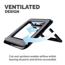 Fellowes 8212001 I-Spire Series Laptop Quick Lift Black thumbnail 6