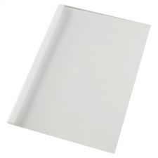 GBC IB370045 A4 Clear White Gloss Thermal Binding Cover 6mm Pack of 100 thumbnail 1
