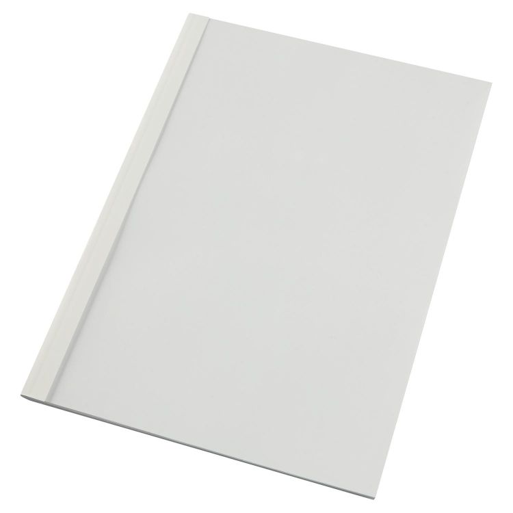 GBC IB370175 A4 White Gloss Thermal Binding Cover 12mm Pack of 100