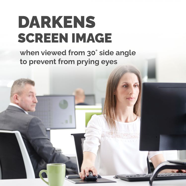 Fellowes 4815001 27 Inch Widescreen Privascreen Blackout Privacy Filter - Image 3