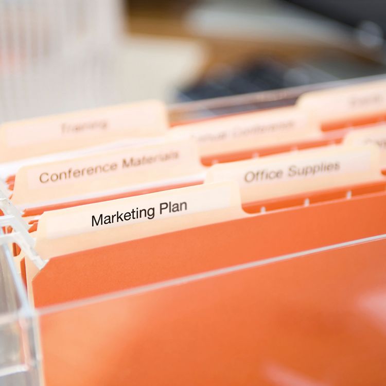 Dymo 45010 D1 12mm x 7m Black on Clear Tape - Image 8