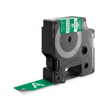 Dymo 1805420 19mm White on Green thumbnail 2