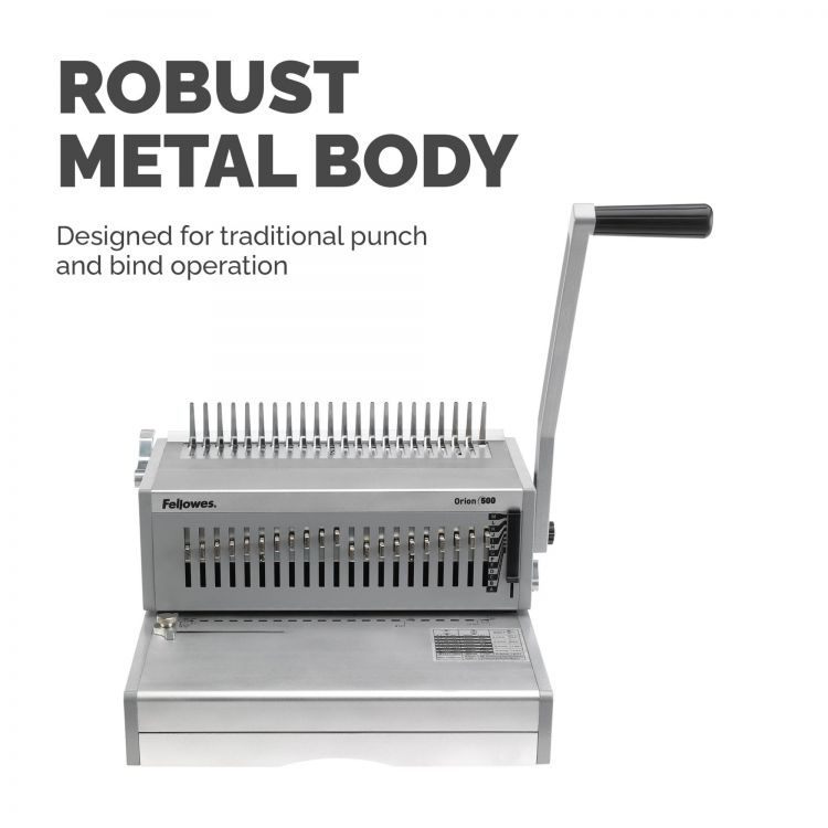 Fellowes Orion 500 Manual Comb Binder - Image 3