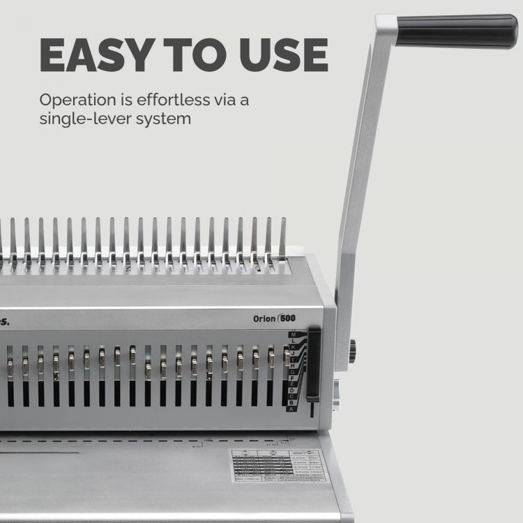 Fellowes Orion 500 Manual Comb Binder - Image 2